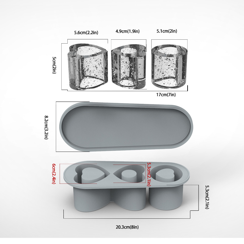 silicone ice cube tray